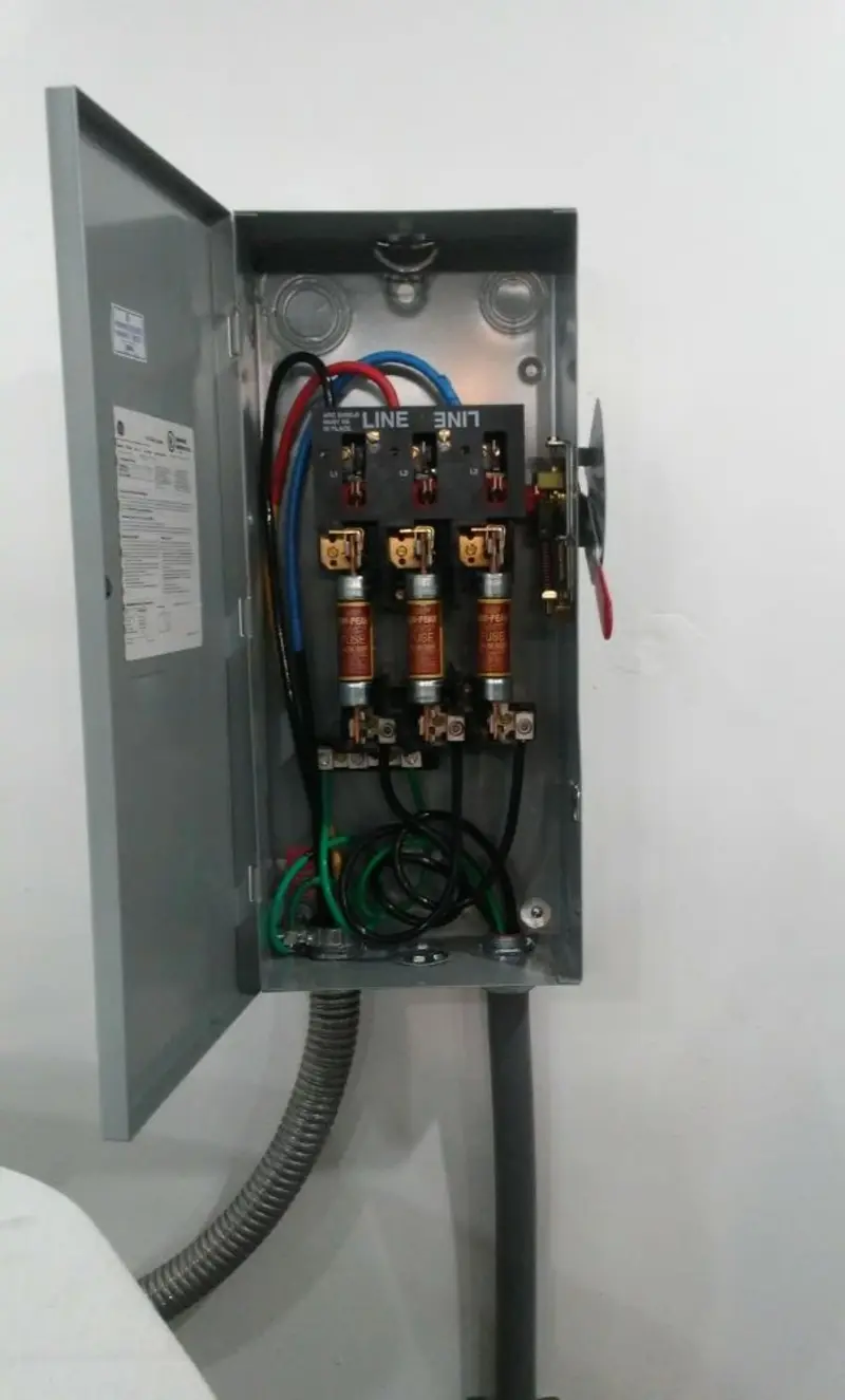 Three-phase disconnect switch installed for Electrical Wiring & Rewiring in Ebensburg